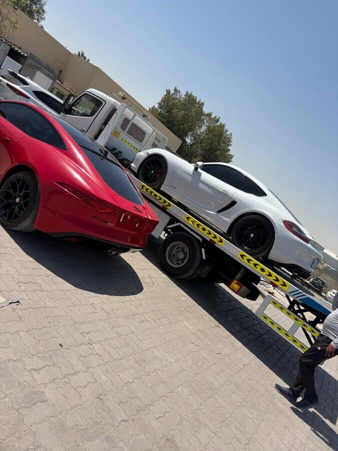 Jaguar and Porsche together on transport