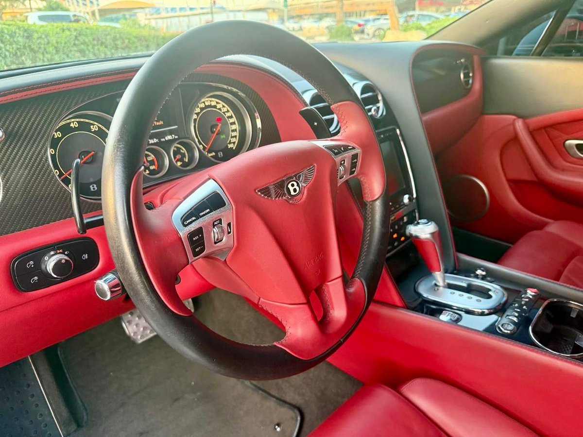 Bentley Continental GT Speed, interior steering wheel